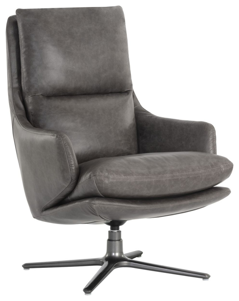 Sunpan 5West Cardona Swivel Lounge Chair   Transitional   Armchairs And Accent Chairs   by Unlimited Furniture Group  Houzz