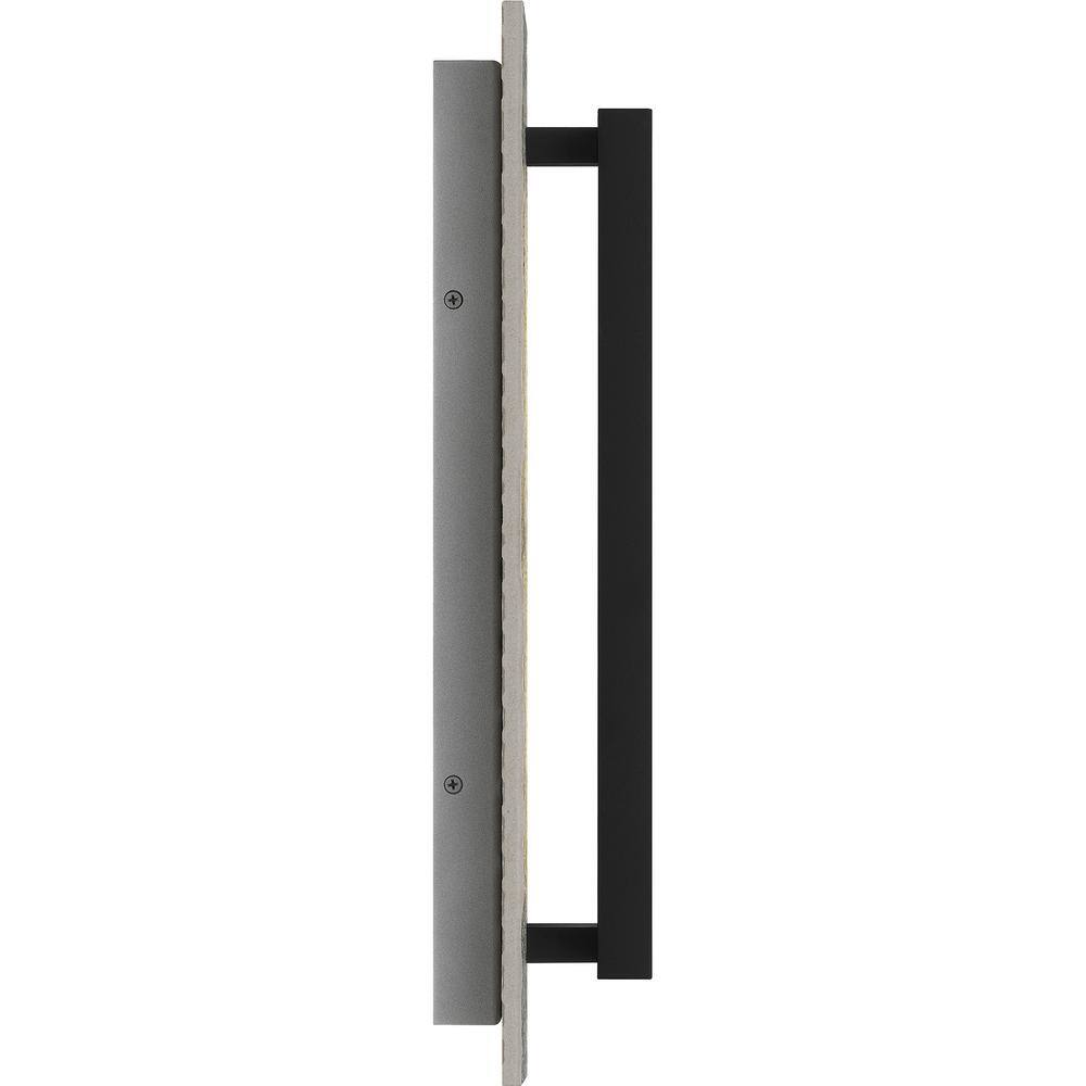 Quoizel Tate 8 in. Earth Black LED Outdoor Wall Lantern Sconce TTE8308EK