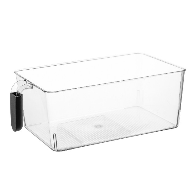 Lexi Home Large Acrylic Food Storage Organizer With Handle