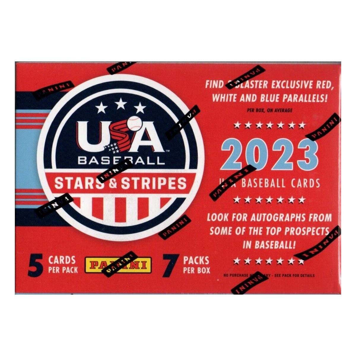 2023 Panini USA Stars and Stripes Baseball Trading Cards Blaster Box