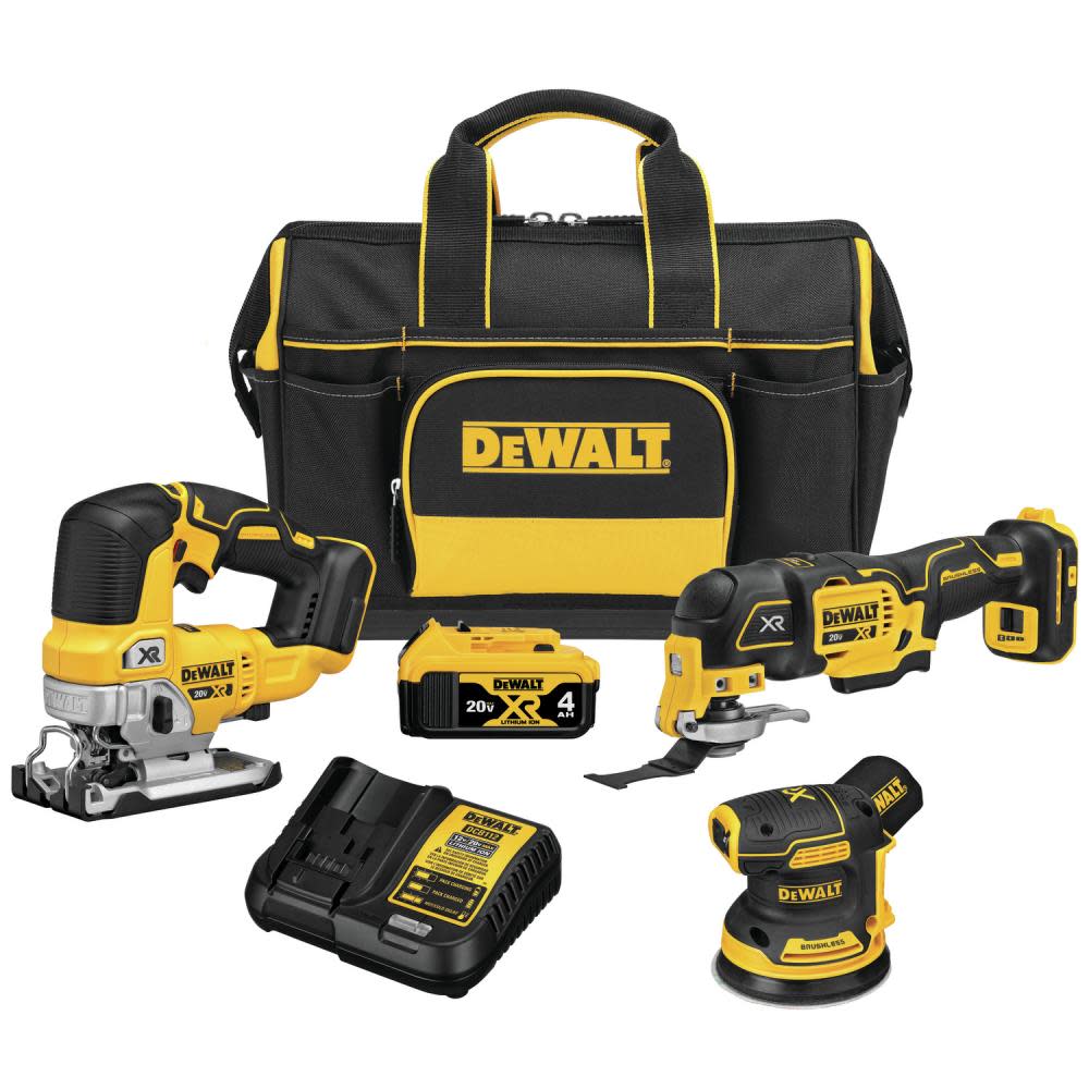 DW 20V MAX XR 3 Tool Woodworking Kit DCKSS300M1 from DW