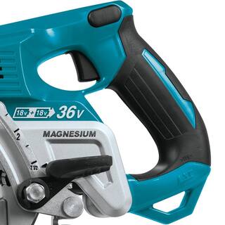 Makita 18V X2 LXT (36V) Brushless Cordless Rear Handle 7.25 in. Circular Saw (Tool-Only) with Bonus 7.25 in. Saw Blade XSR01Z-B61656