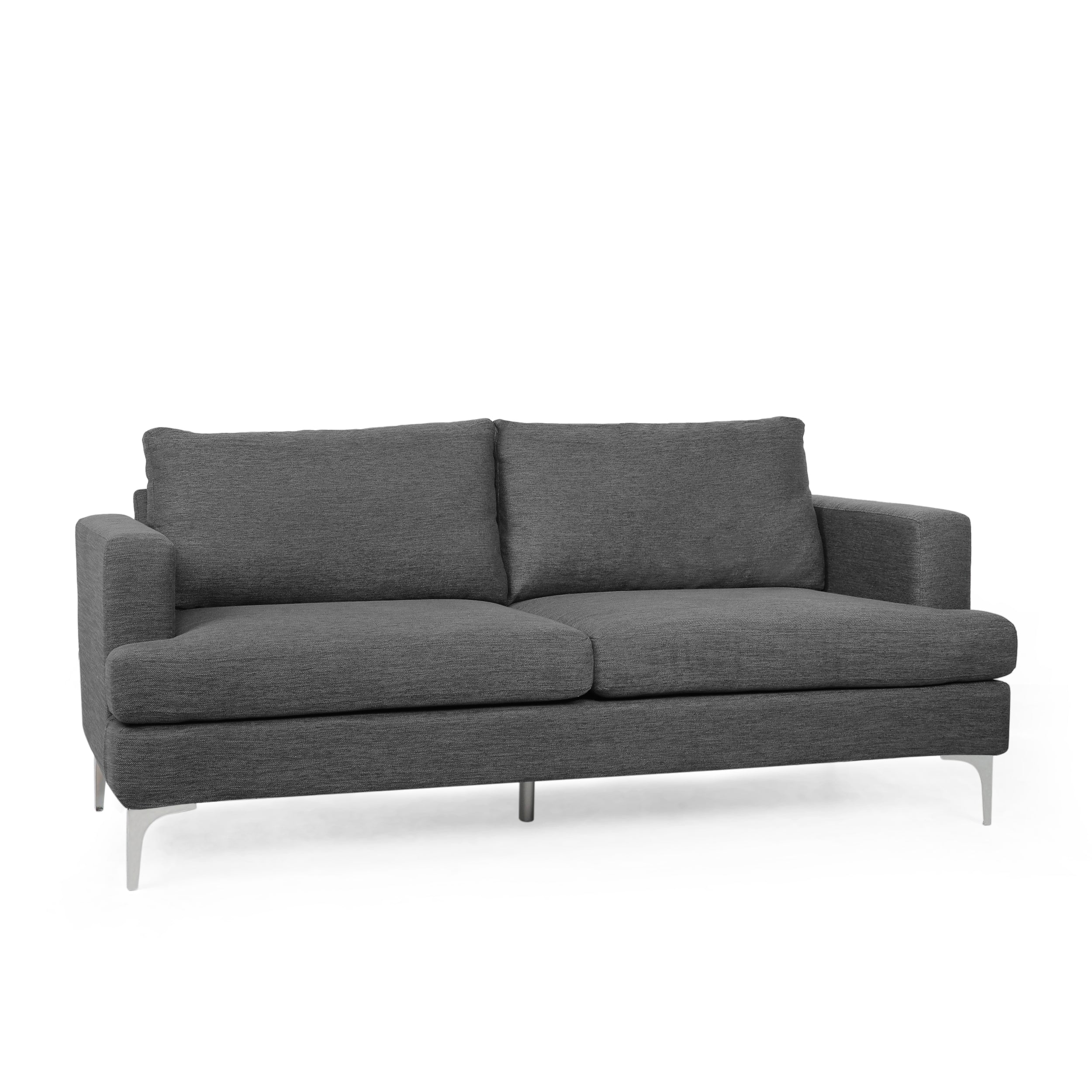 Eliphaz Contemporary Fabric 3 Seater Sofa