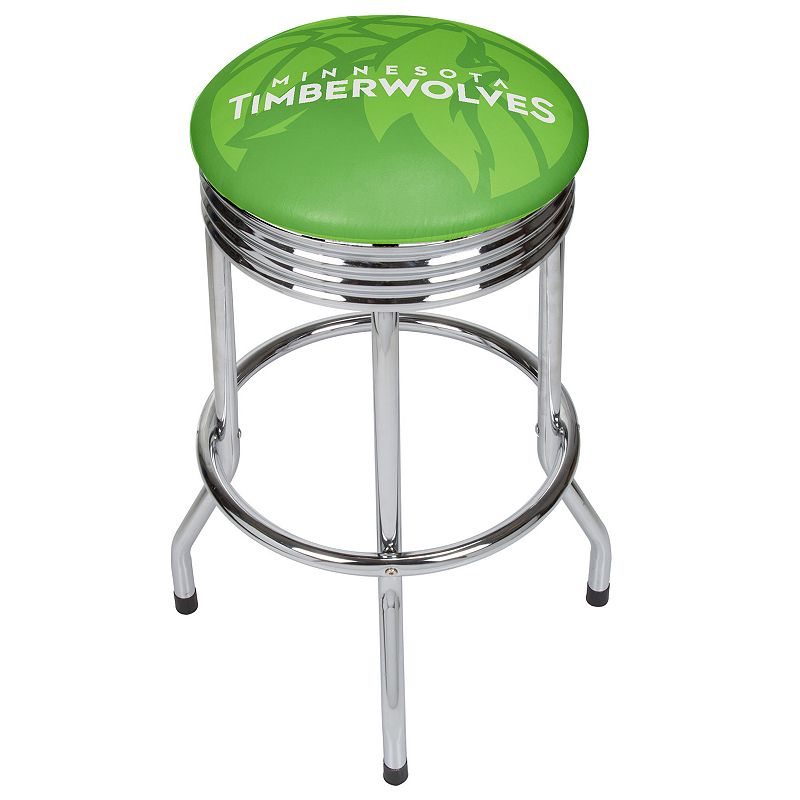 Minnesota Timberwolves Padded Ribbed Bar Stool