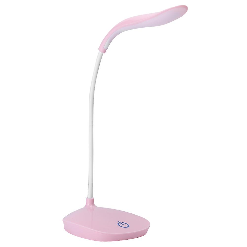 Portable Desk Lamp USB Rechargeable Touch Eye Protection Student Study Illumination Night LightsPink