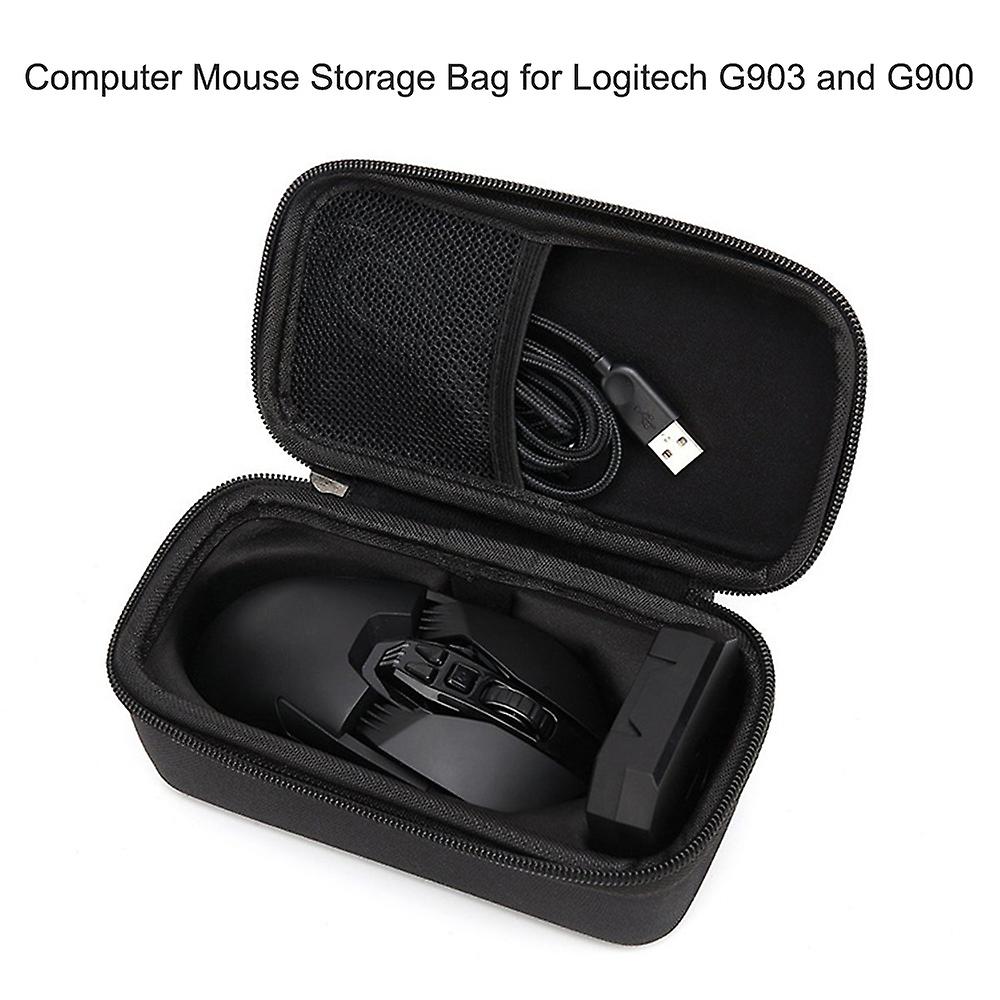 Black Eva Storage Case For Logitech G903/g900 Mouse Portable Storage Bag Fall andshock Proof Travel Carrying Protective Case