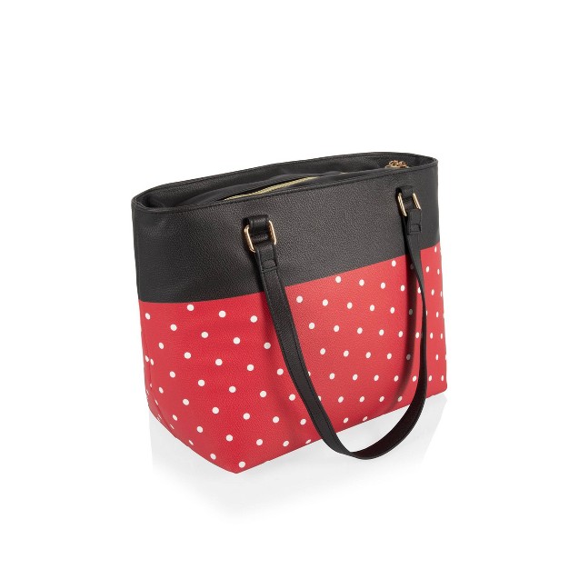 Picnic Time Minnie Mouse Uptown 23qt Cooler Tote Bag Black