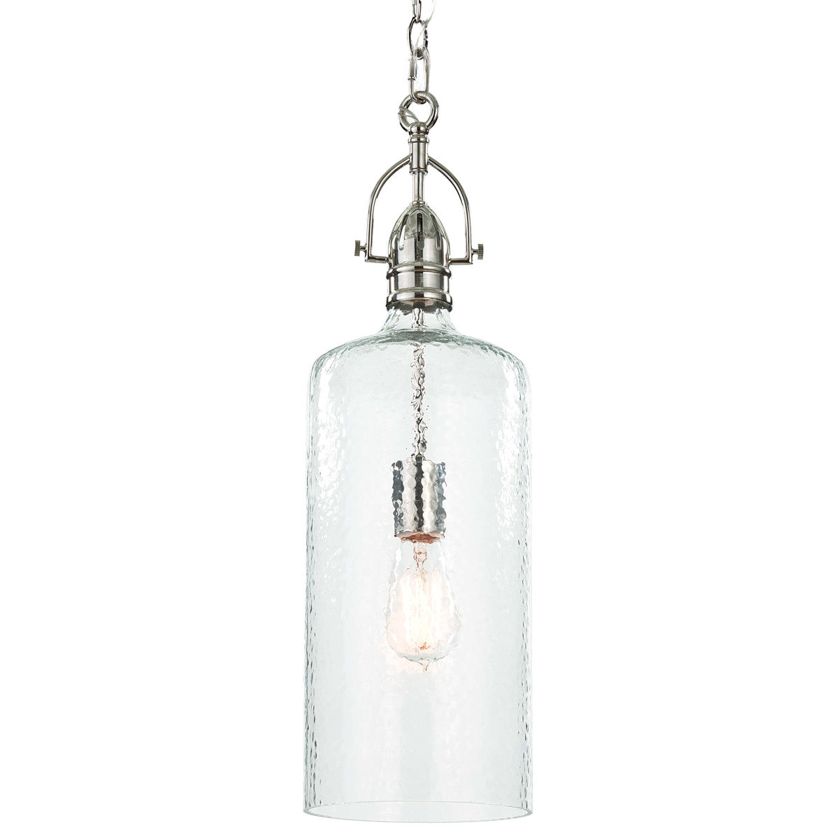 Bar Pendant in Polished Nickel