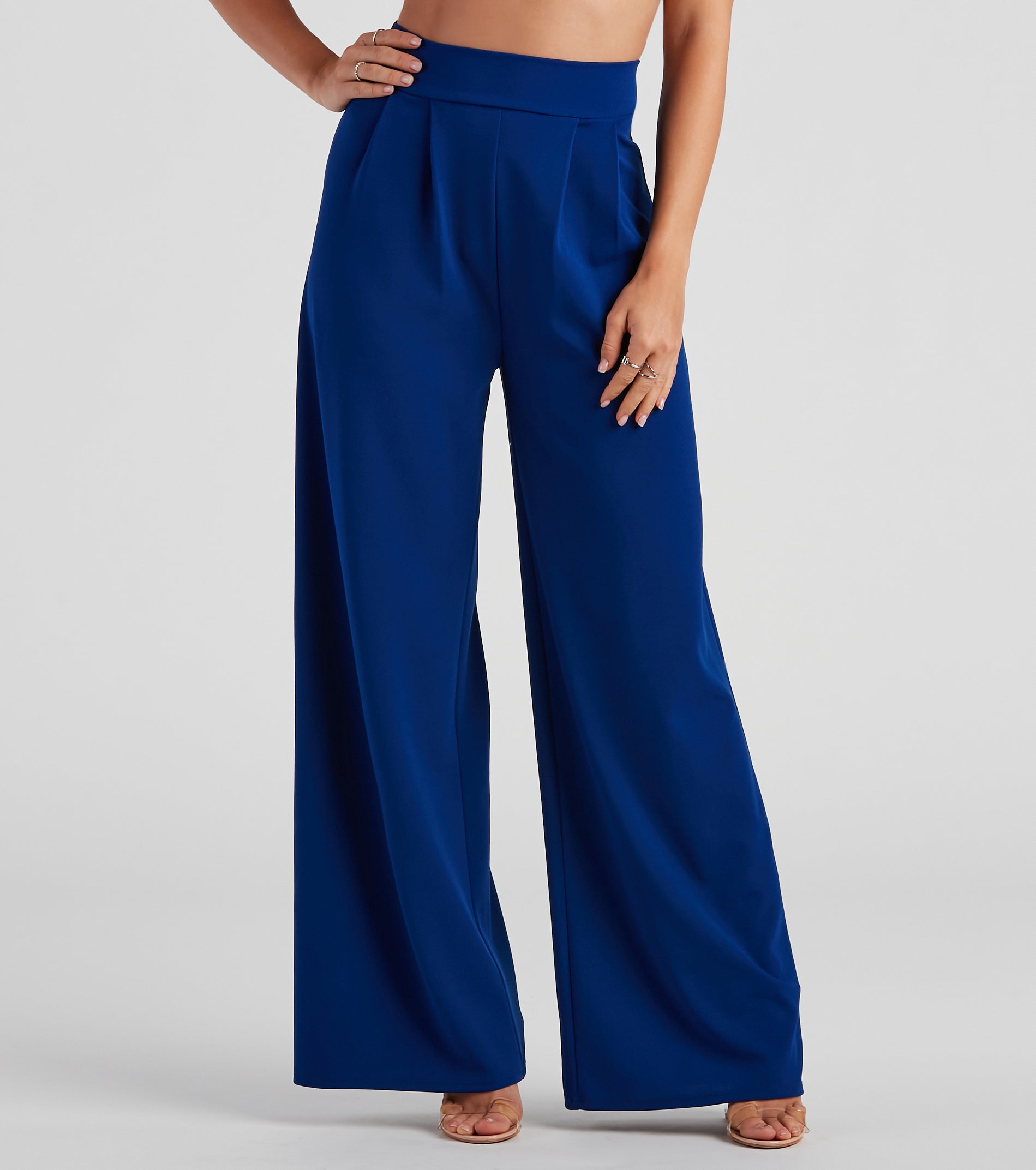 Chic Professional Wide-Leg Pants