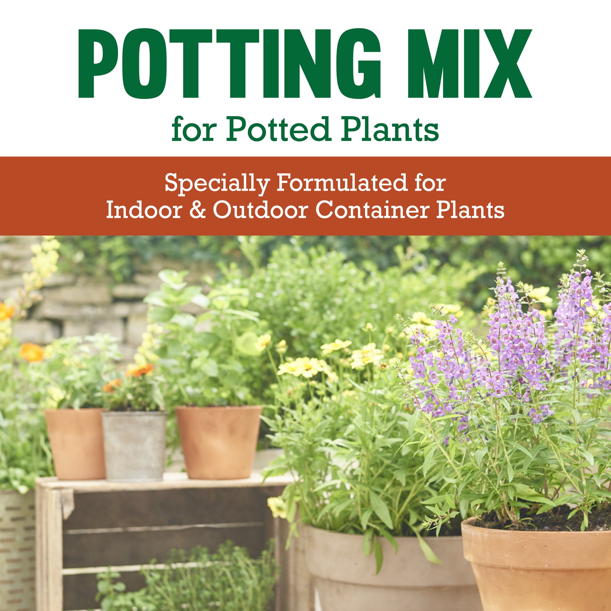 Expert Gardener Potting Mix for Indoor & Outdoor Potted Plants, 2 Cu. ft.