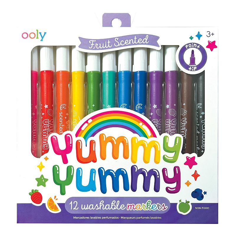 Ooly Yummy Yummy Scented Markers 2.0 - Set of 12