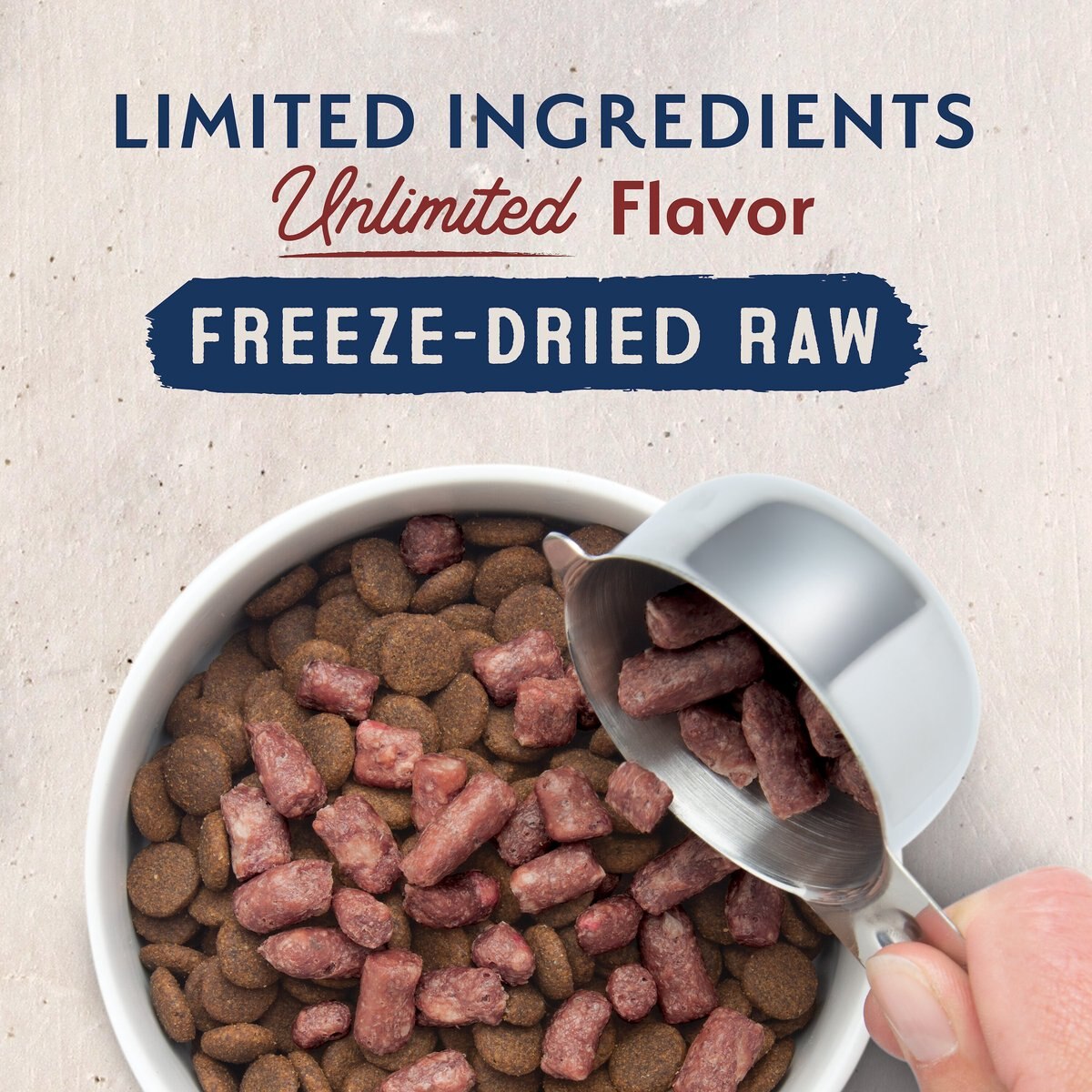 Natural Balance Limited Ingredient Freeze Dried Beef and Brown Rice Recipe Dry Dog Food