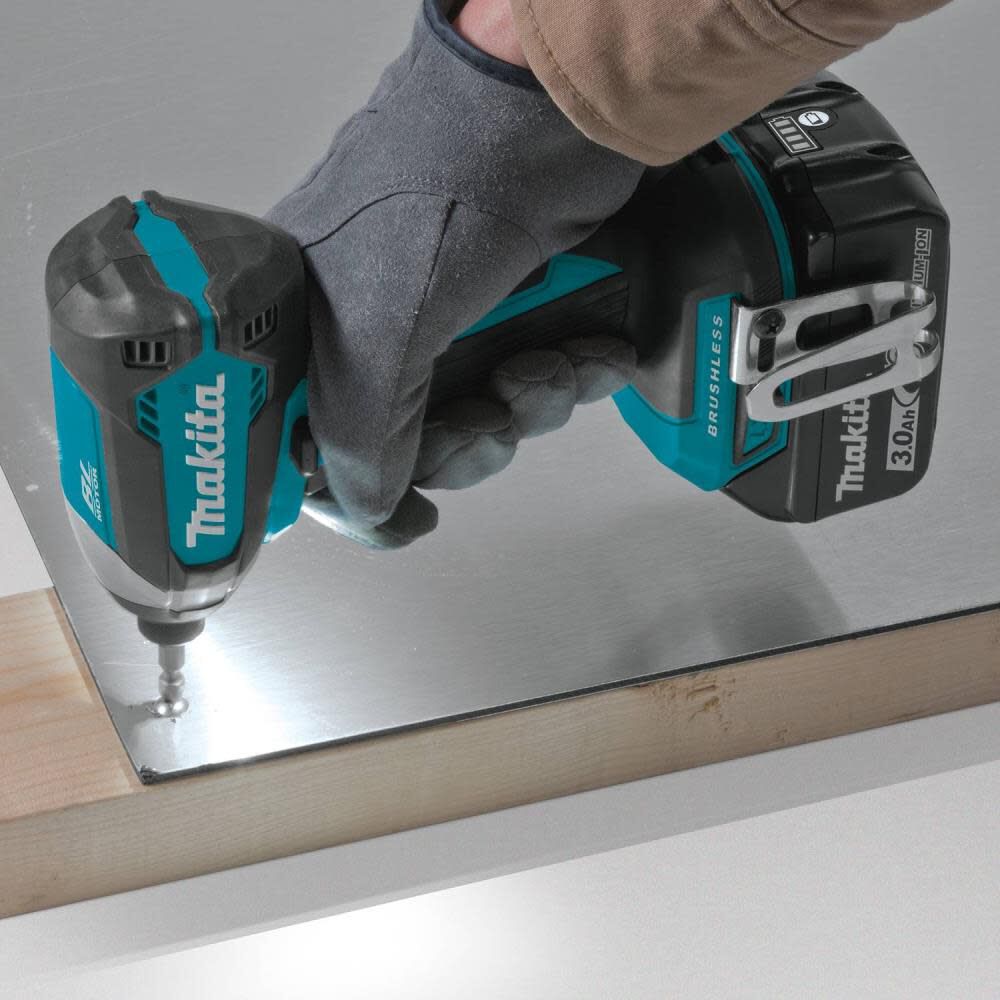 Makita 18V LXT Lithium-Ion Brushless Cordless Impact Driver Kit (3.0Ah) XDT131 from Makita