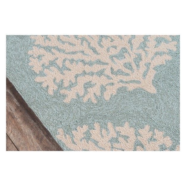 Veranda Clayton Damask Hooked Accent Rug Momeni