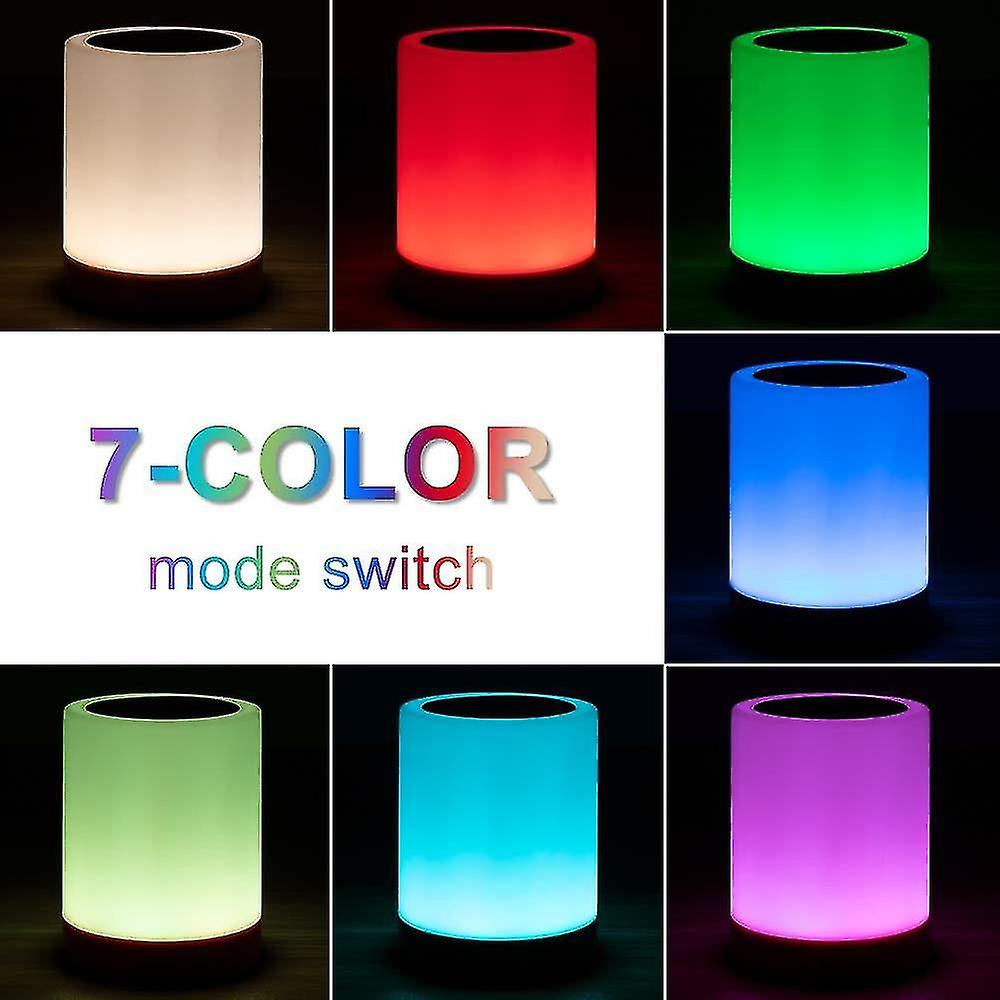 Night Light，led Touch Control Chargeable Smart Bedside Table Lamp