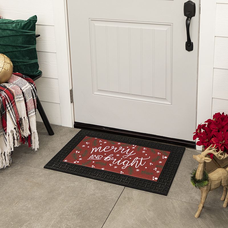 St. Nicholas Square® Merry Bright LED Doormat Floor Decor