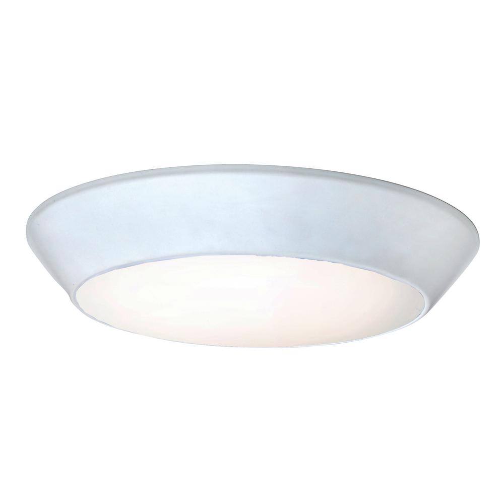 Maxim Lighting Convert 1-Light LED White Flush Mount 87620WTWT