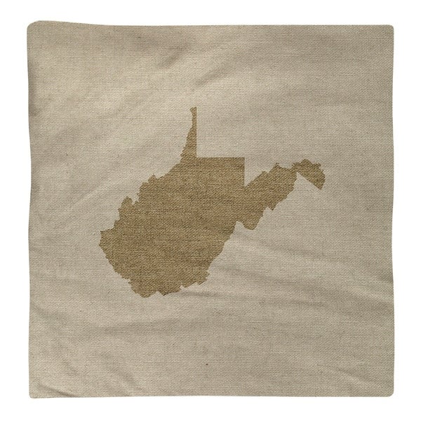 West Virginia Silhouette Napkin