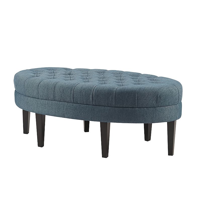 Madison Park Chase Surfboard Tufted Ottoman