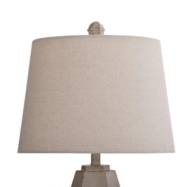 StyleCraft Storico Cream Table Lamp - Off White Shade