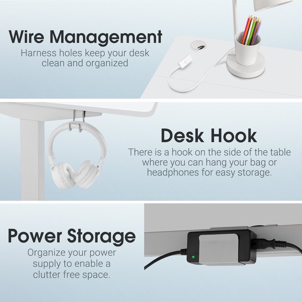 Homall Electric Height Adjustable Standing Office Desk