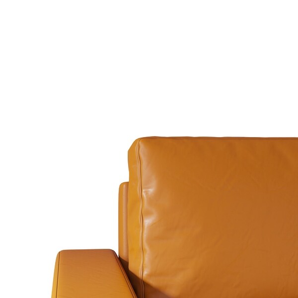 3-Seat Sofa PU Leather Upholstered Couch Furniture