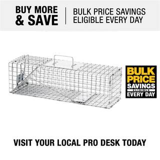 Havahart Medium 1-Door Professional Live Animal Cage Trap for Rabbit and Skunk 1078