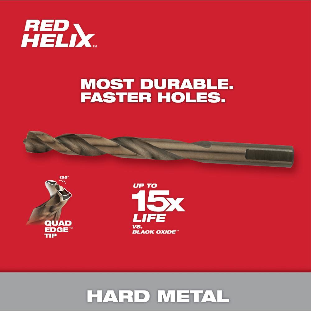 RED HELIX™ Cobalt 29pc Drill Bit Set ;