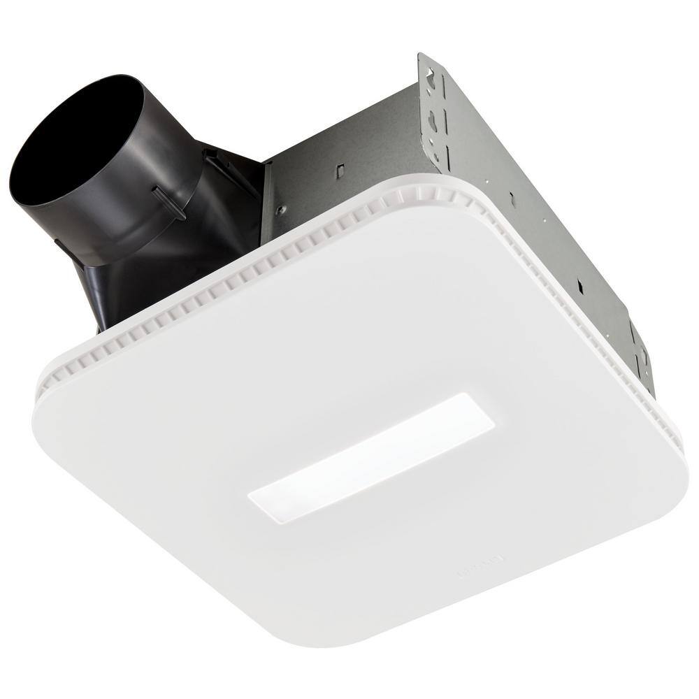 Broan-NuTone Easy to Install 80 CFM Bathroom Exhaust Fan with LED Clean Cover ENERGY STAR AERN80LK