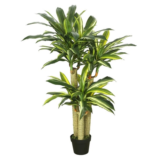 Vickerman 52 Green and Yellow Dracaena Everyday Tree