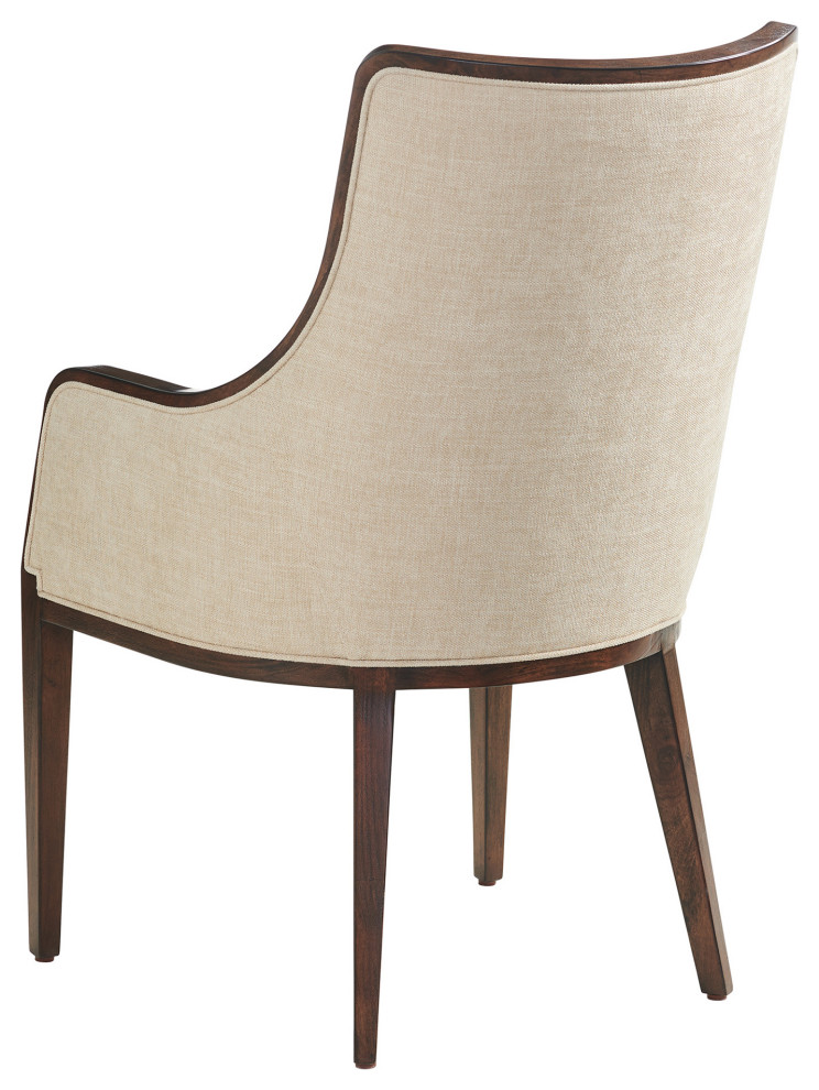 Bromley Fully Upholstered Arm Chair   Transitional   Dining Chairs   by Lexington Home Brands  Houzz