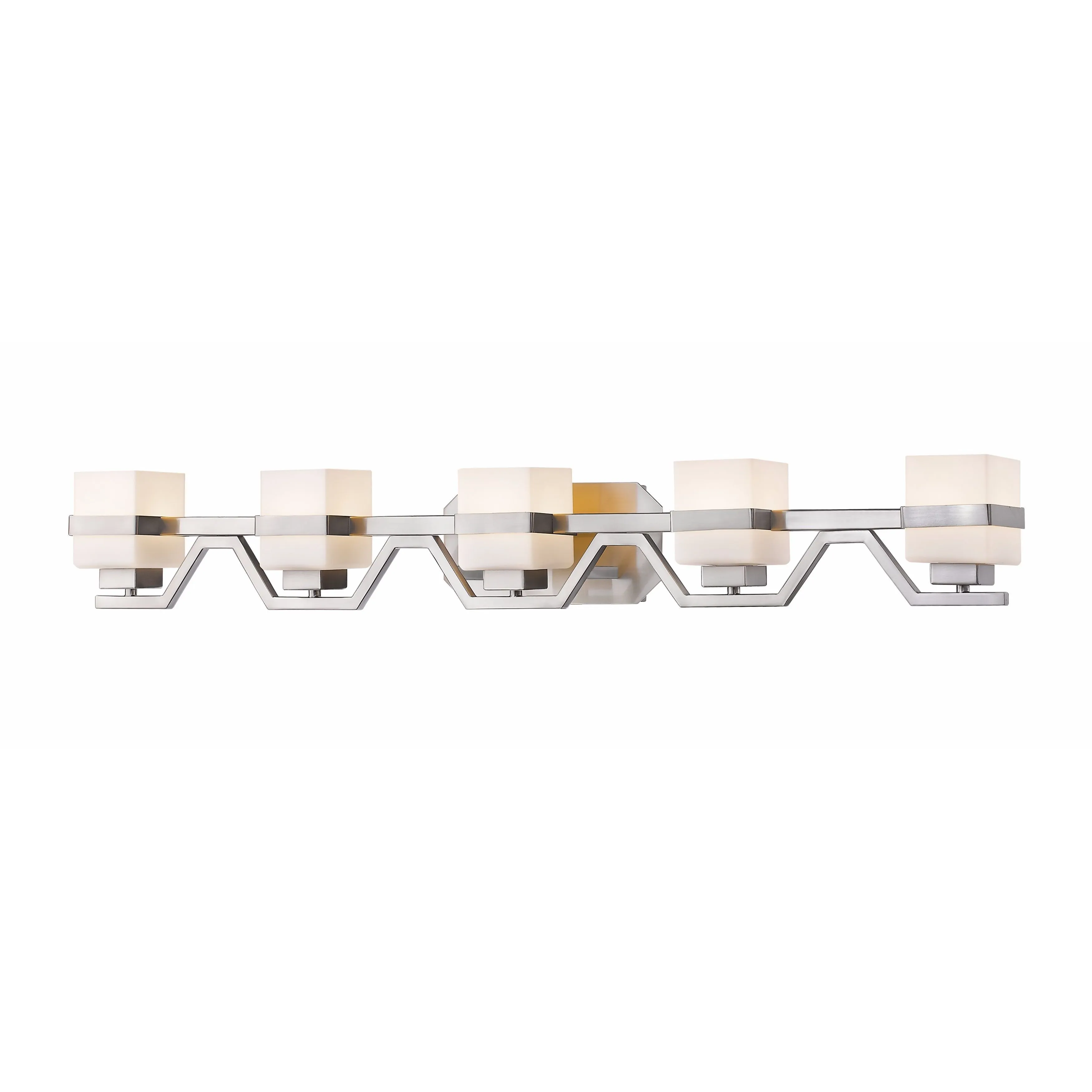 Ascend 5 Light Vanity Light - Brushed Nickel