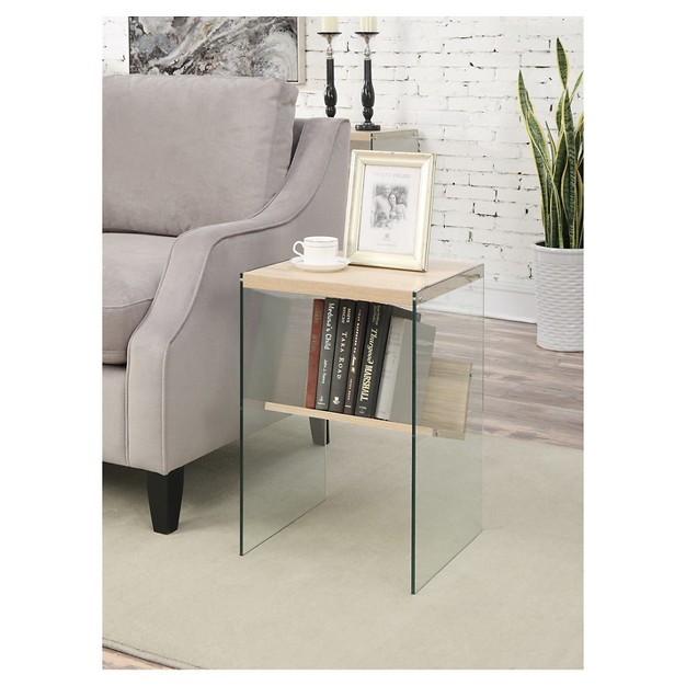 Soho End Table With Shelf Breighton Home