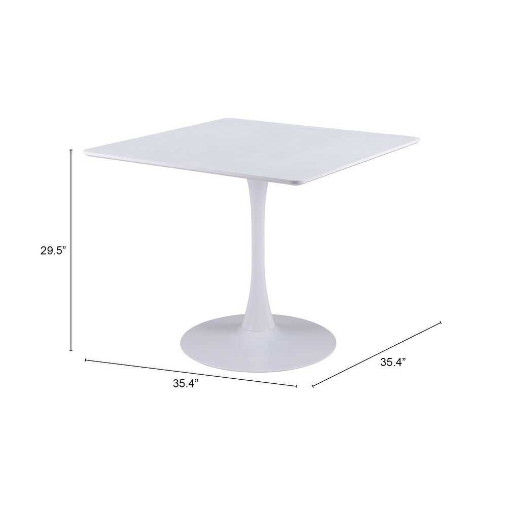 Baldy Dining Table White   N/A