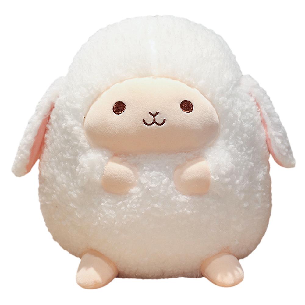 Cute Sheep Toy Throw Pillow Cartoon Sheep Animal Plush Stuffed Dolls Fluffy Plush Toy Sheep Soft Hugging Toy 30cm