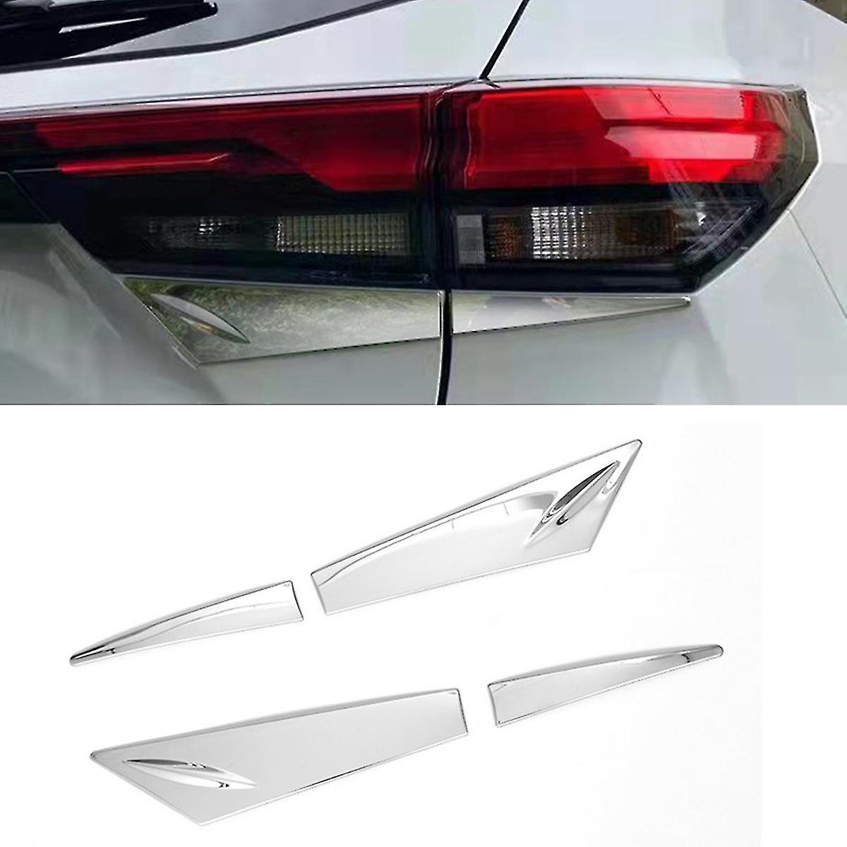 For Note E13 E- 2022 Chrome Rear Tail Light Eyebrow Cover Trim Rear Brake Lamp Strips Trim Exterior