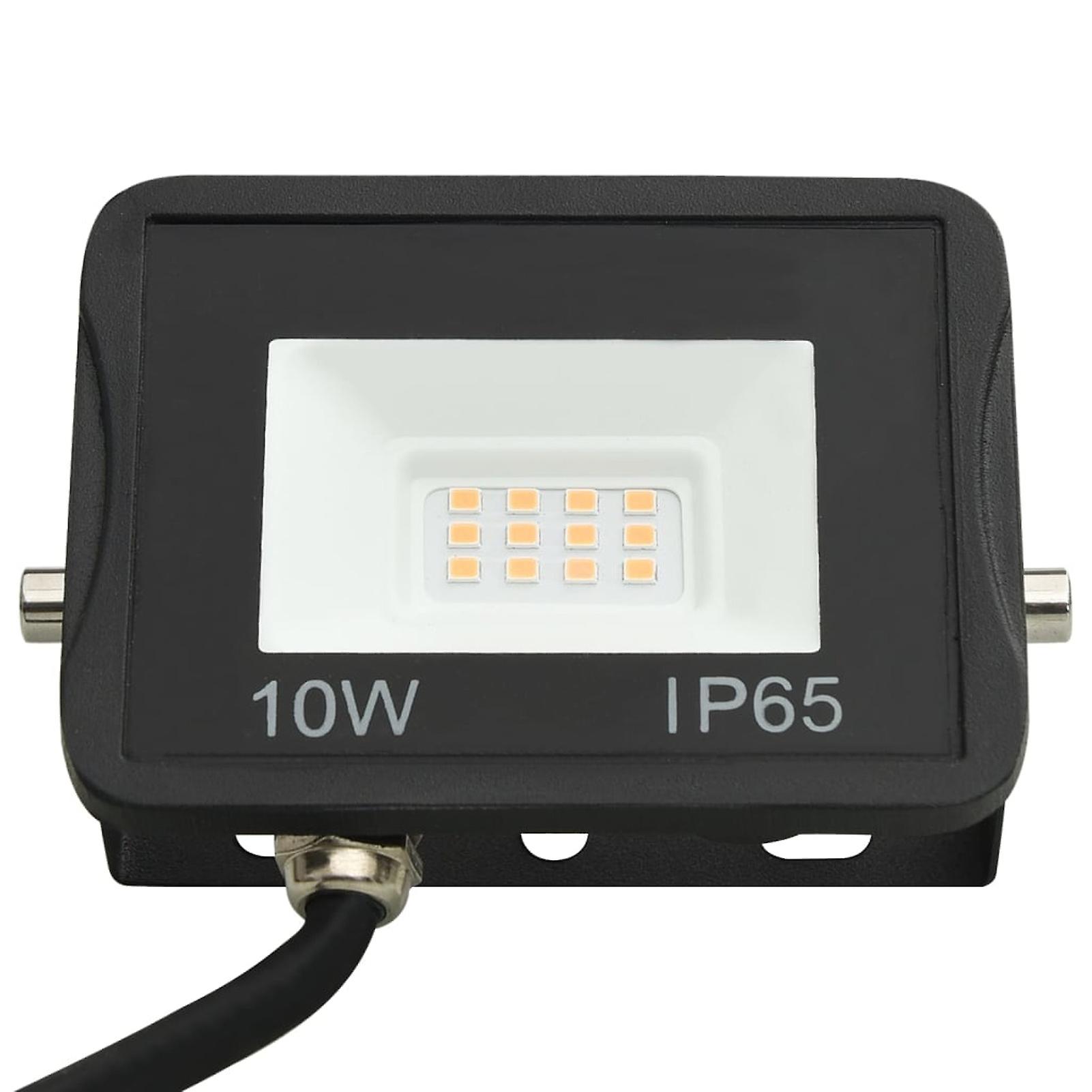 Led Floodlight 2 Pcs. 10w Warm White No.179749