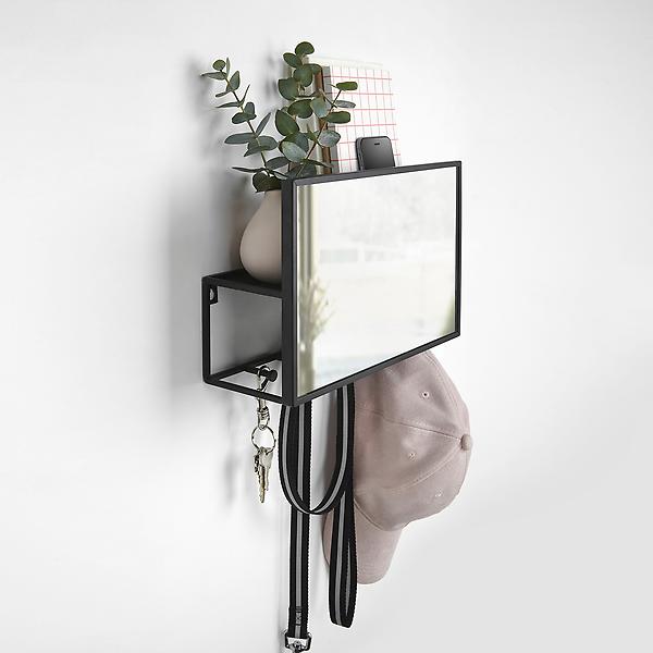 Umbra Cubiko Organizer Wall Mirror