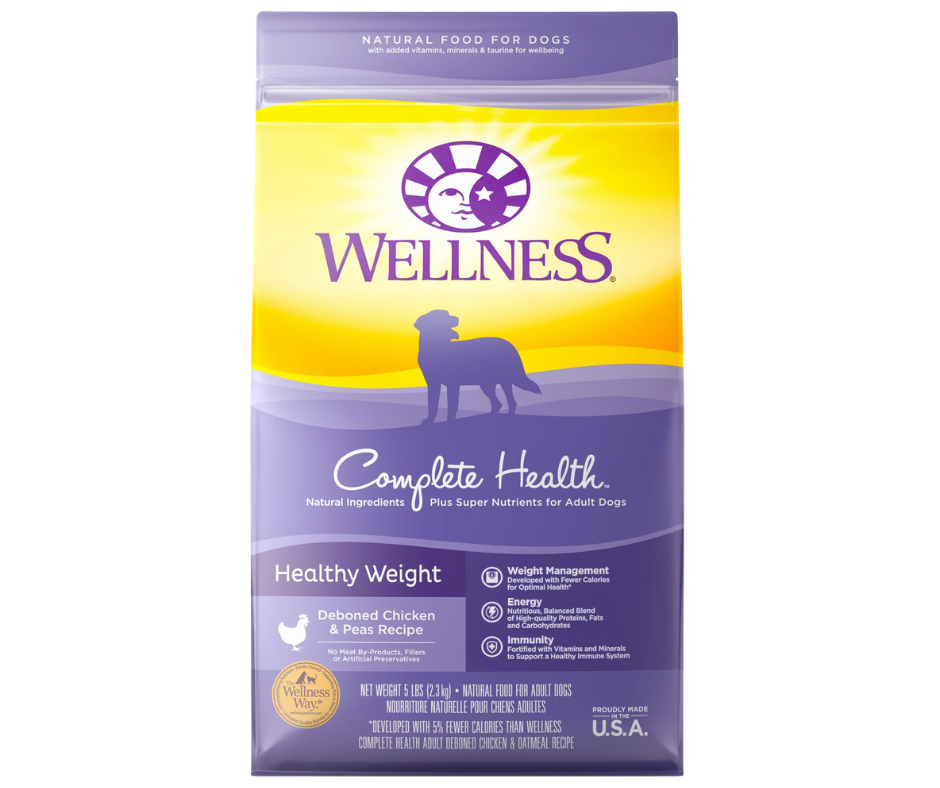 Wellness Complete Health - All Breeds， Adult Dog Healthy Weight Debone