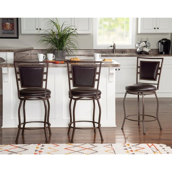 Copper Grove Nantucket Adjustable Bar Stools (Set of 3)