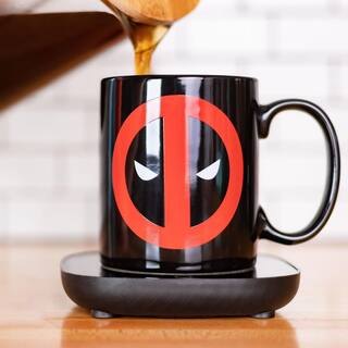 Uncanny Brands Marvel's Single-Cup Deadpool Red Coffee Mug with Warmer for Your Drip Coffee Maker MW1-MVX-DEA