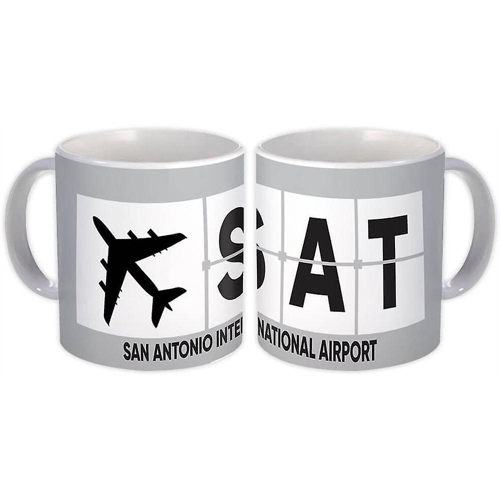 Gift Mug: USA San Antonio Airport Texas SAT Airline