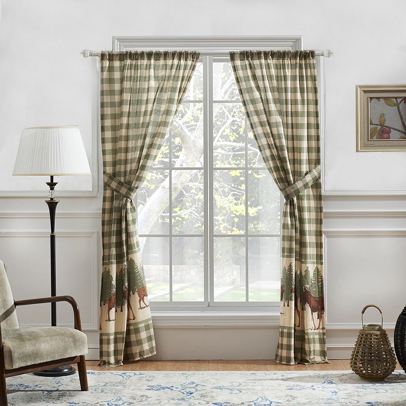 Greenland Moose Creek 2-Pack Window Curtains