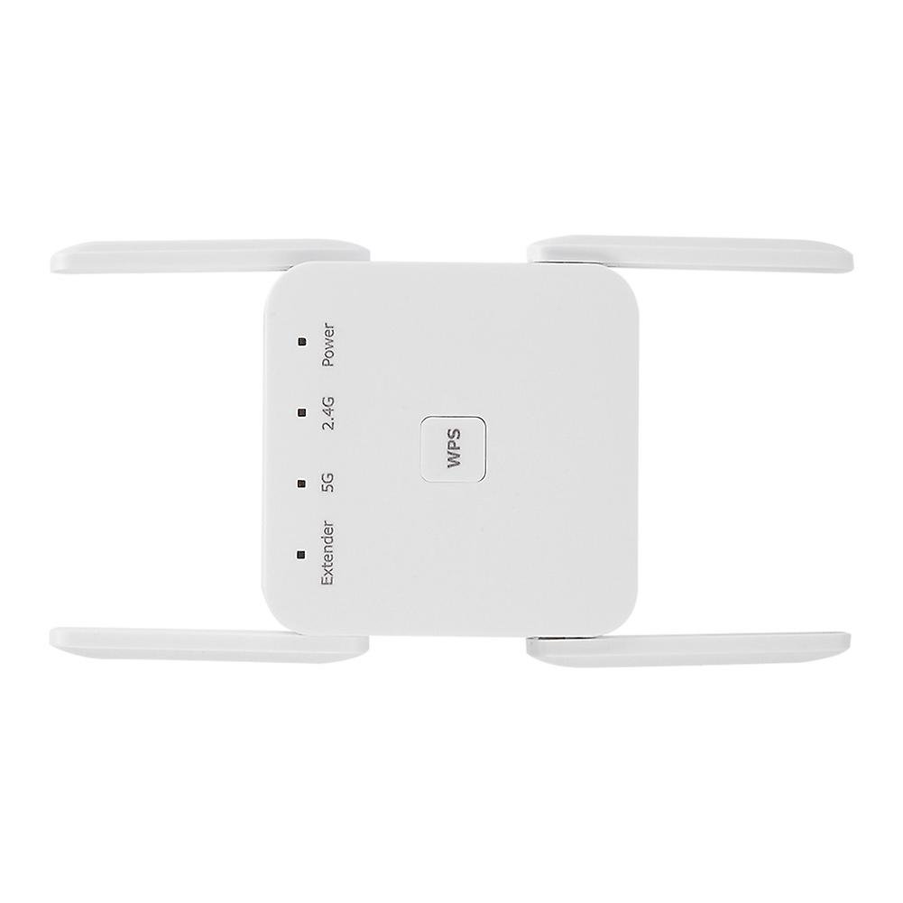 Wifi Range Extender Network Port Wall Plug Wireless Relay 1200m Dual Frequency 100240veu Plug