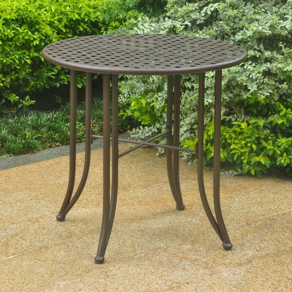 Mandalay 30inch Iron Patio Bistro Table