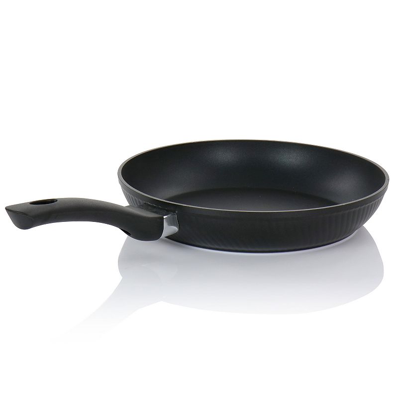 Oster Cocina Kono 11 Inch Aluminum Nonstick Frying Pan in Black