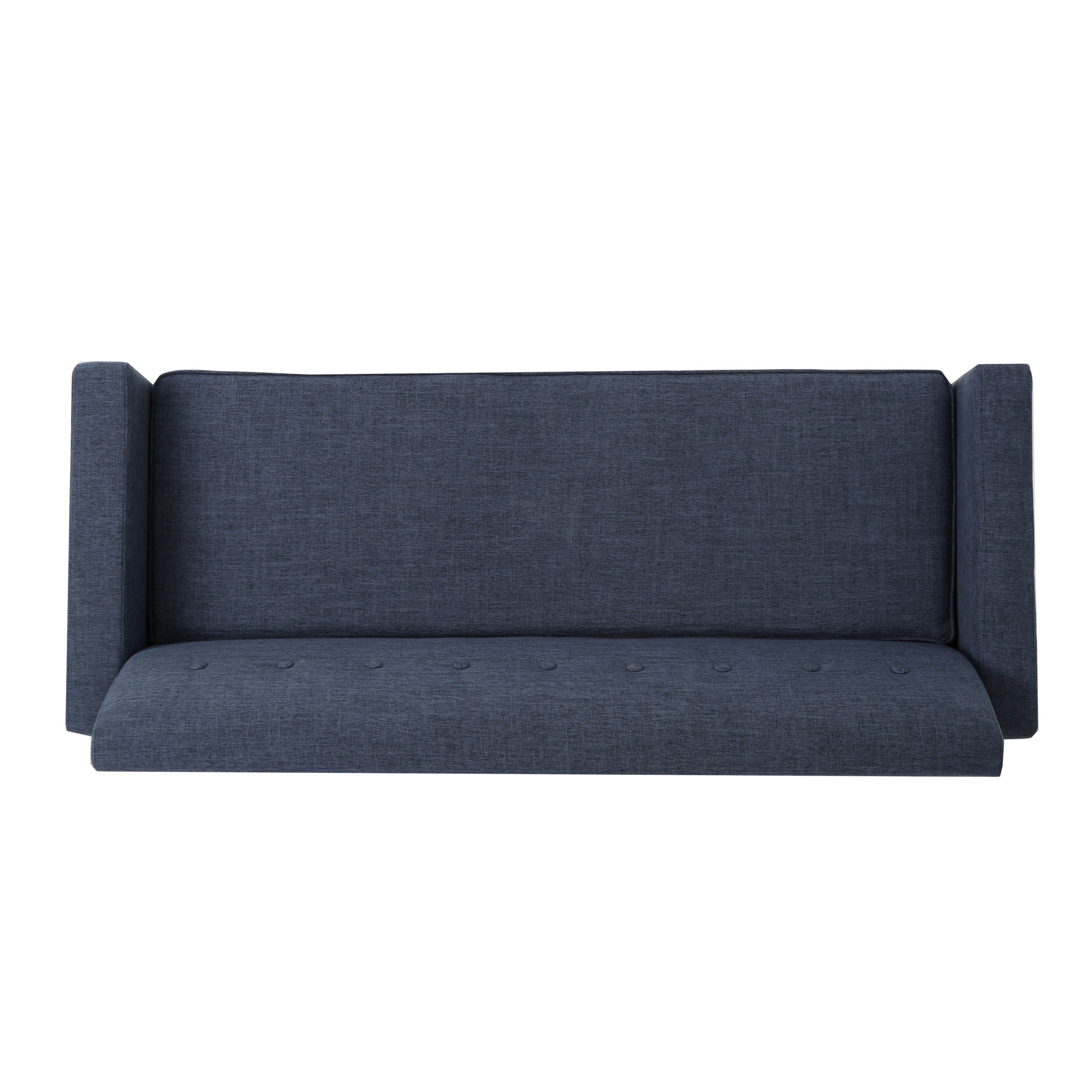 Bellamy Studios Augustine Upholstered 3 Seater Fabric Sofa, Dark Blue