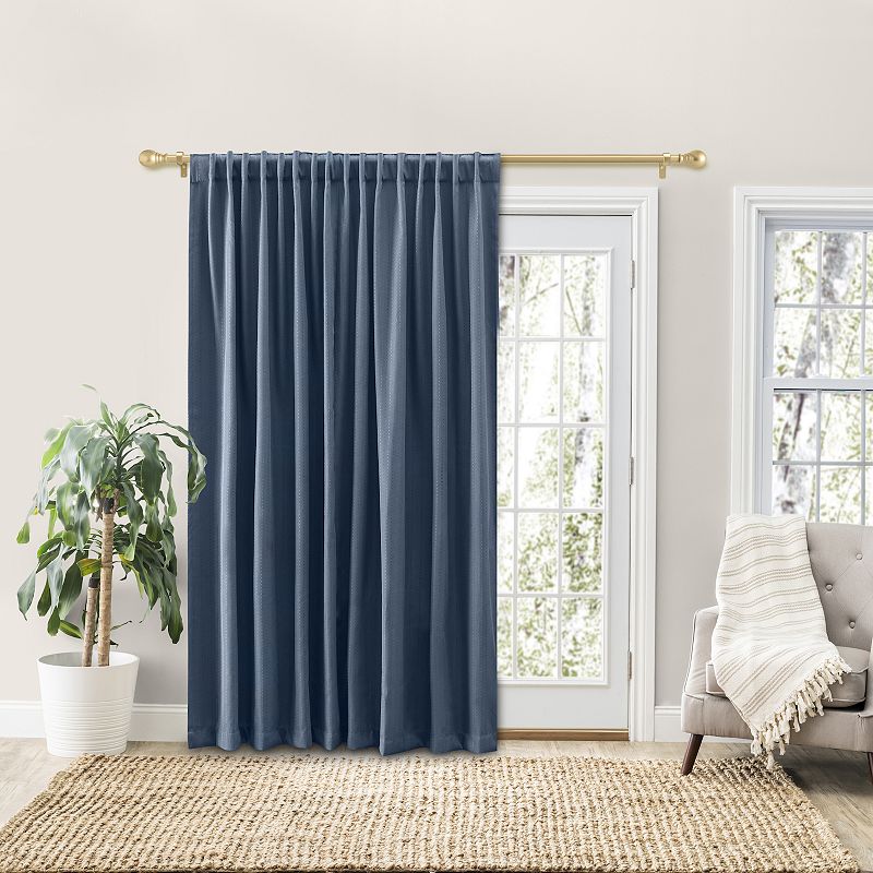 Grand Pointe Rod Pocket Patio Panel W/back Tabs and Wand Curtain