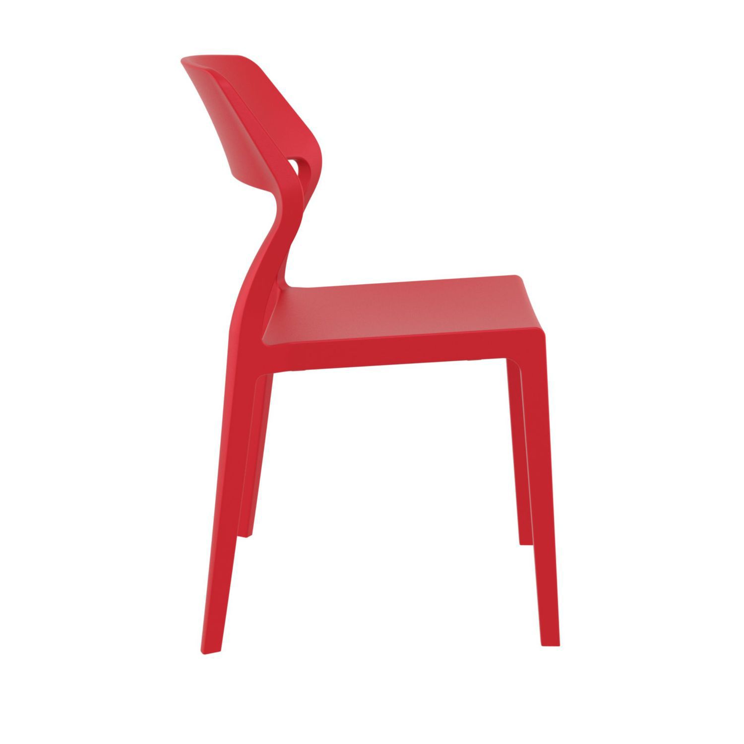 32.75 Red Solid Patio Dining Chair