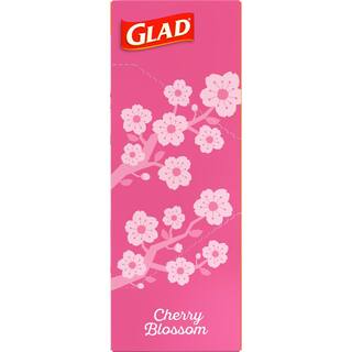 Glad 4 Gal. Cherry Blossom Drawstring OS Trash Bags (34-Count) 1258779274